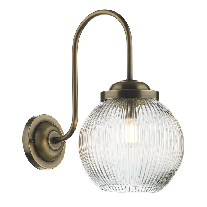 David Hunt Lighting HEN0775 HENLEY Single wall light in Antique brass