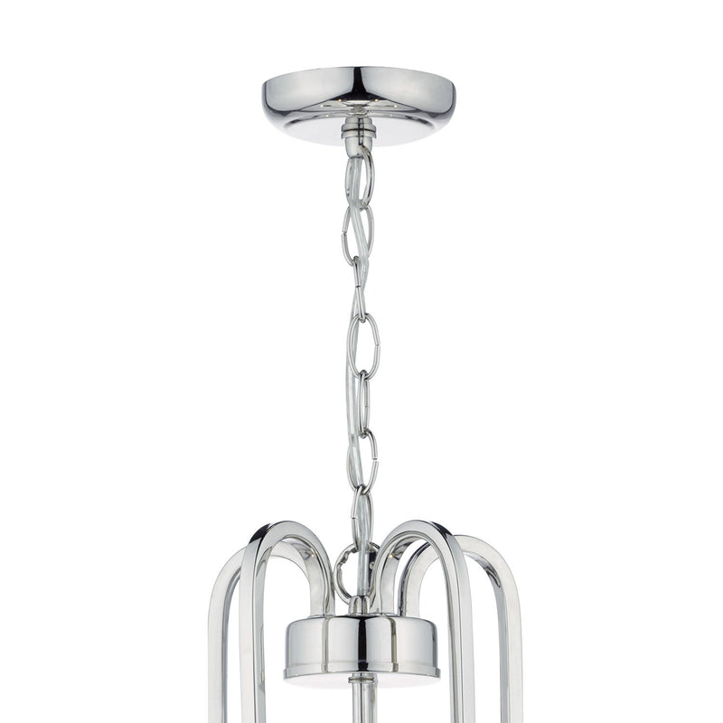 Load image into Gallery viewer, Dar Lighting HEY0538 Heythrope 5 Light Pendant Polished Nickel - 35129
