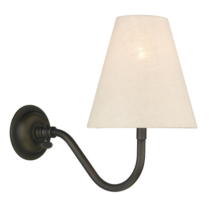 David Hunt Lighting HIC0722 HICKS single wall light in black DHL