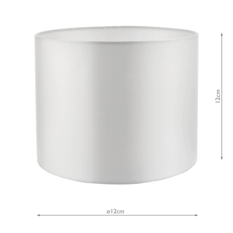 Load image into Gallery viewer, Dar Lighting HIL0515 Hilda Ivory Faux Silk Shade 12cm - 35130
