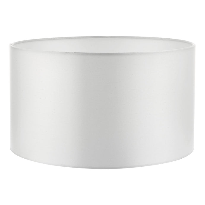 Dar Lighting HIL1215 Hilda Ivory Faux Silk Drum Shade 30cm - 35132
