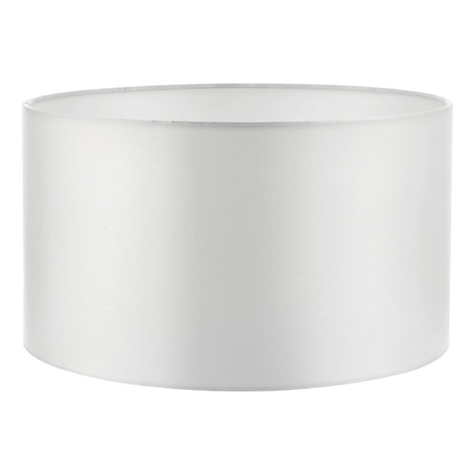 Dar Lighting HIL1215 Hilda Ivory Faux Silk Drum Shade 30cm - 35132
