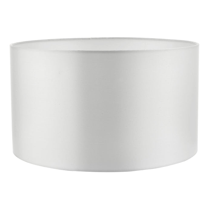 Dar Lighting HIL1315 Hilda Ivory Faux Silk Drum Shade 35cm - 35135