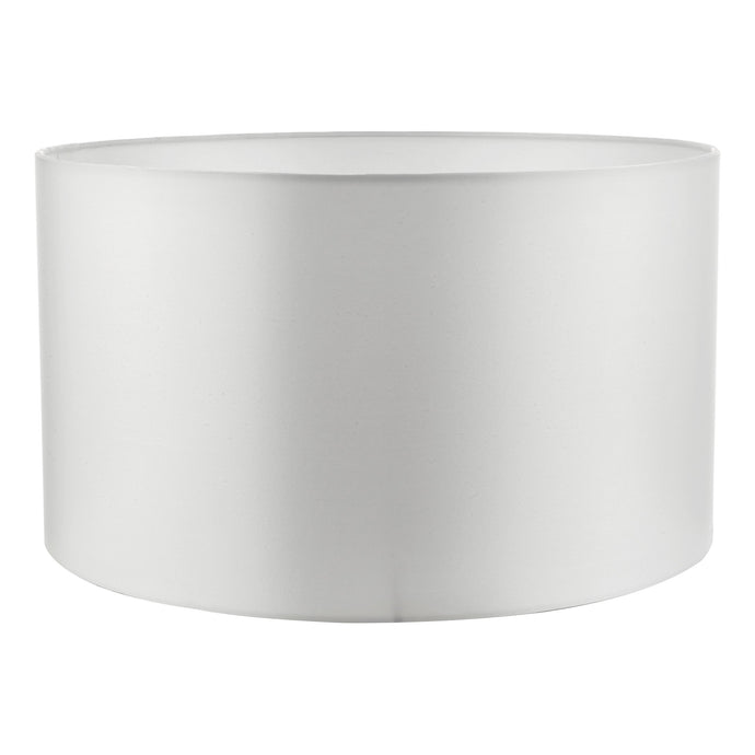 Dar Lighting HIL1615 Hilda Ivory Faux Silk Drum Shade 40cm - 35137