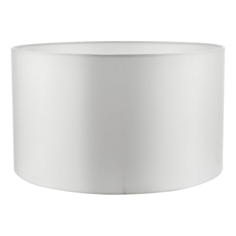 Load image into Gallery viewer, Dar Lighting HIL1615 Hilda Ivory Faux Silk Drum Shade 40cm - 35137
