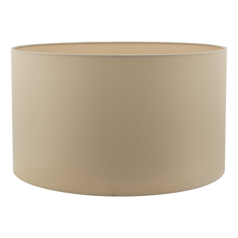 Load image into Gallery viewer, Dar Lighting HIL1629 Hilda Taupe Faux Silk Drum Shade 40cm - 35138
