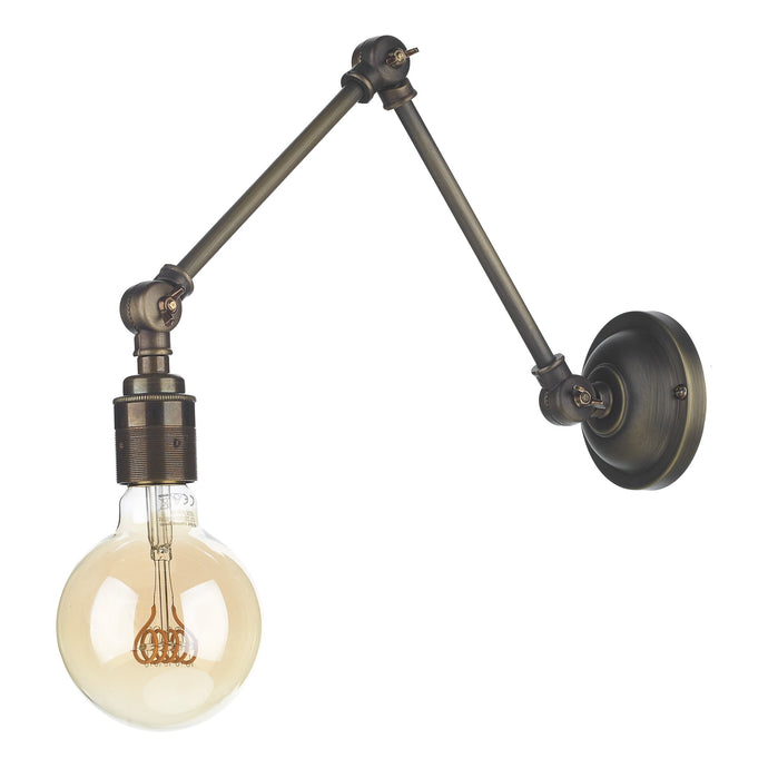 David Hunt Lighting HOX0775 Hoxton Wall Light in Antique brass Fitting Only