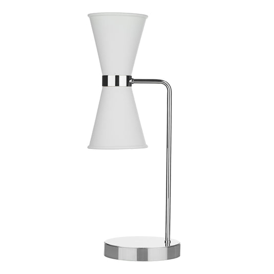 David Hunt Lighting HYD4202C Hyde Table Lamp comes with Arctic White metal shade