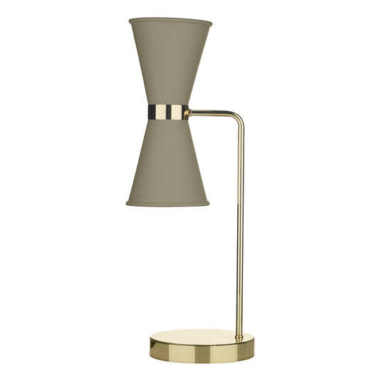 David Hunt Lighting HYD422 Hyde Table Lamp comes with Pebble metal shade