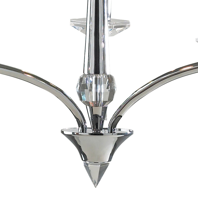 Load image into Gallery viewer, Dar Lighting HYP0350 Hyperion 3 Light Dual Mount Pendant Polished Chrome - 9899
