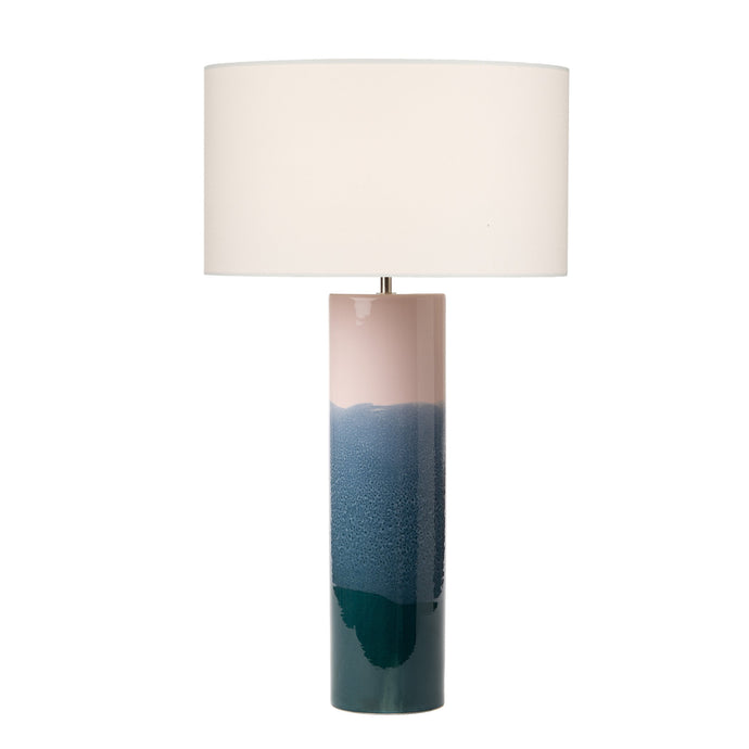Dar Lighting IGN4255 Ignatio Table Lamp Ceramic Pink & Blue Base Only - 23816