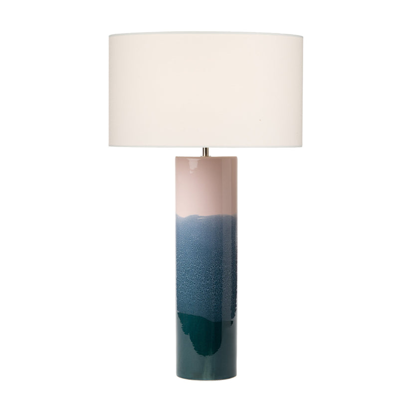 Load image into Gallery viewer, Dar Lighting IGN4255 Ignatio Table Lamp Ceramic Pink &amp; Blue Base Only - 23816
