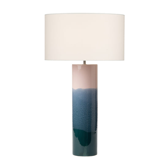Dar Lighting IGN4255 Ignatio Table Lamp Ceramic Pink & Blue Base Only - 23816