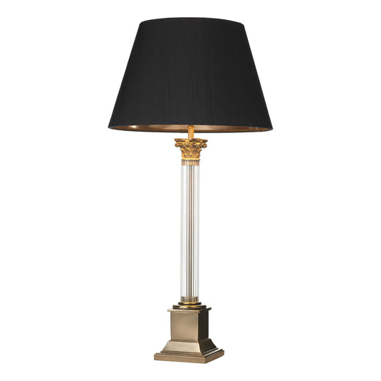 David Hunt Lighting IMP4363 IMPERIAL table lamp large in glass and bronze