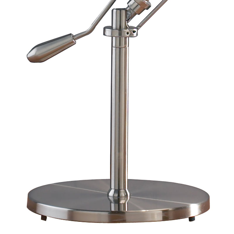 Load image into Gallery viewer, Dar Lighting INF4046 Infusion Table Lamp Satin Chrome Complete complete with Shade INF102 - 35152
