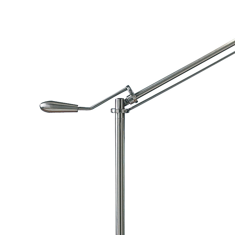 Load image into Gallery viewer, Dar Lighting INF4946 Infusion Floor Lamp Satin Chrome Complete complete with Shade INF142 - 35153
