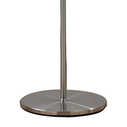 Dar Lighting INF4946 Infusion Floor Lamp Satin Chrome Complete complete with Shade INF142 - 35153