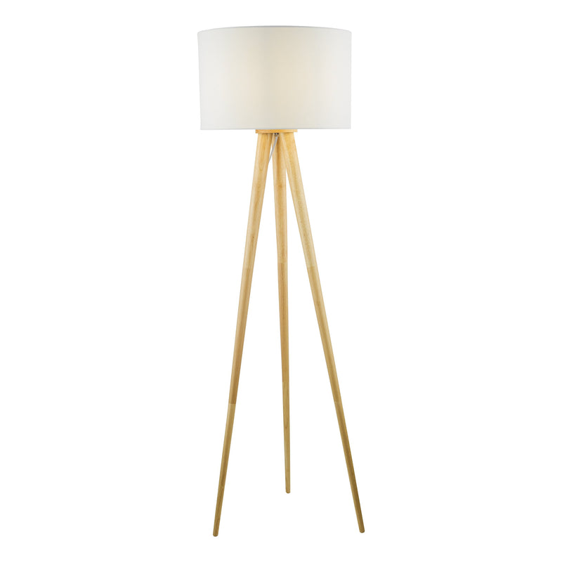 Load image into Gallery viewer, Dar Lighting IVO4943 Ivor Tripod Floor Lamp Light Oak Base Only - 36940
