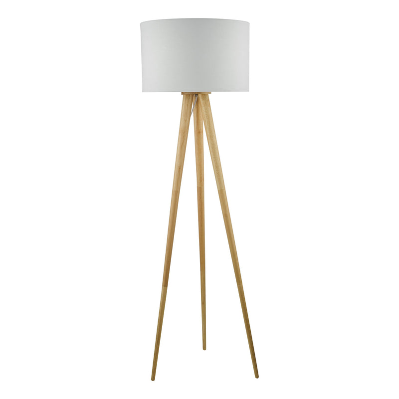 Load image into Gallery viewer, Dar Lighting IVO4943 Ivor Tripod Floor Lamp Light Oak Base Only - 36940
