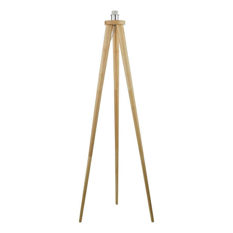 Load image into Gallery viewer, Dar Lighting IVO4943 Ivor Tripod Floor Lamp Light Oak Base Only - 36940
