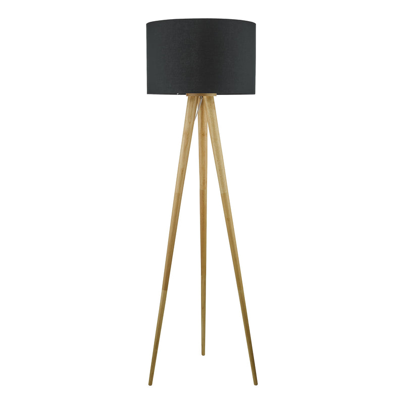 Load image into Gallery viewer, Dar Lighting IVO4943 Ivor Tripod Floor Lamp Light Oak Base Only - 36940
