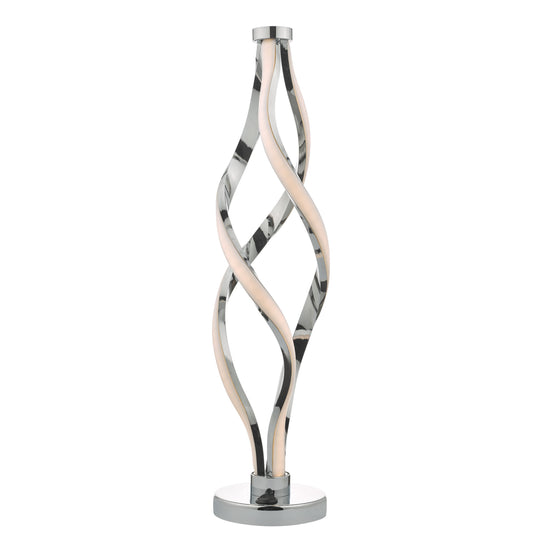Dar Lighting JIV4268 Jive Ribbons LED Table Lamp Aluminium & Opal - 24155
