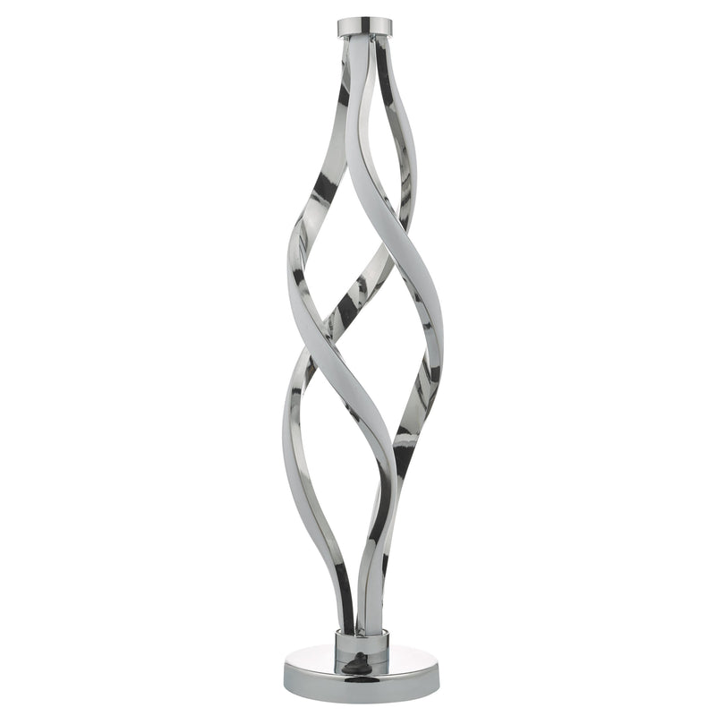 Load image into Gallery viewer, Dar Lighting JIV4268 Jive Ribbons LED Table Lamp Aluminium &amp; Opal - 24155
