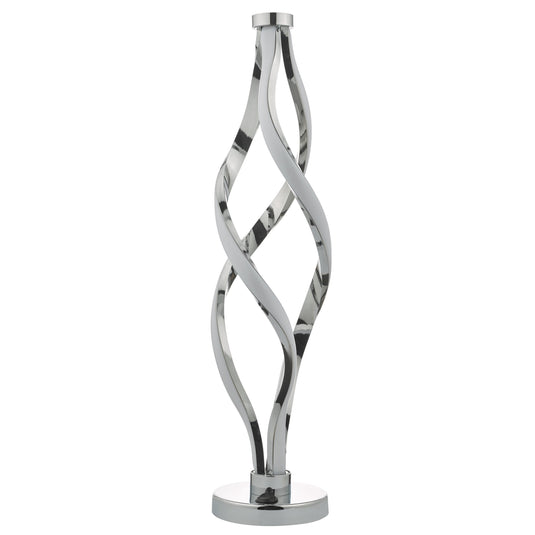 Dar Lighting JIV4268 Jive Ribbons LED Table Lamp Aluminium & Opal - 24155