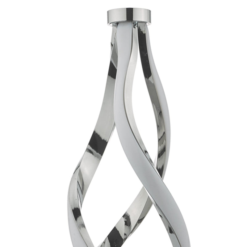 Load image into Gallery viewer, Dar Lighting JIV4268 Jive Ribbons LED Table Lamp Aluminium &amp; Opal - 24155
