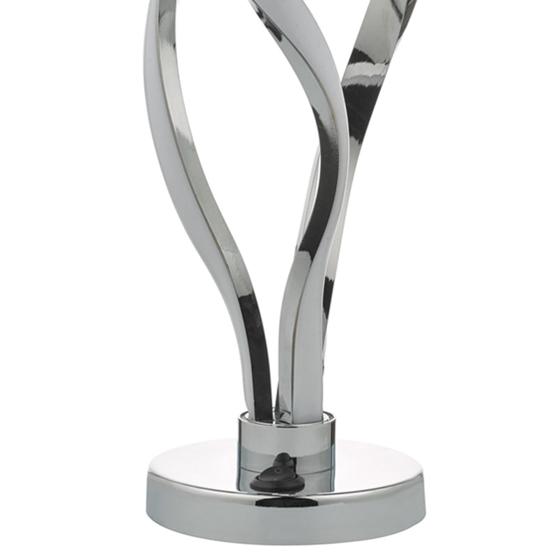 Load image into Gallery viewer, Dar Lighting JIV4268 Jive Ribbons LED Table Lamp Aluminium &amp; Opal - 24155
