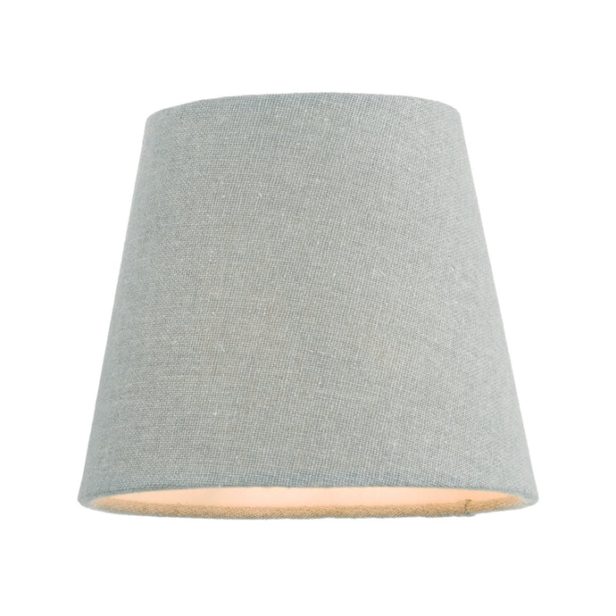 Dar Lighting JOA2639 Joanna Grey Linen Tapered Drum Shade 13cm - 35184