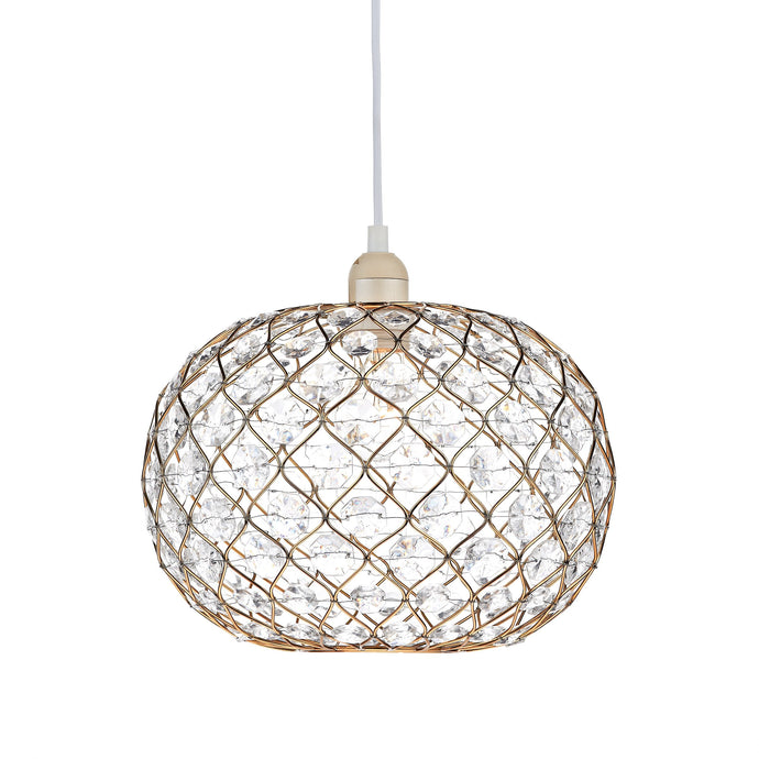 Dar Lighting JUA6535 Juanita Acrylic Non Elec Gold - 24036