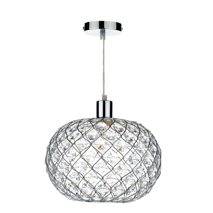 Dar Lighting JUA6550 Juanita Non Elec Polished Chrome - 24035