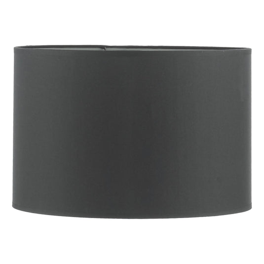 Dar Lighting KEL1522 Kelso Black Cotton Drum Shade 38cm - 36947