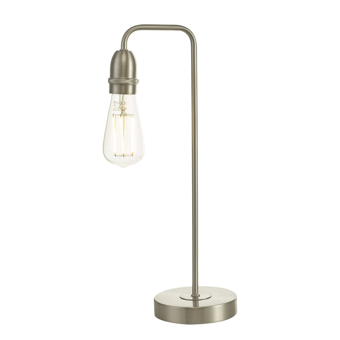 Dar Lighting KIE4246 Kiefer Table Lamp Satin Chrome - 27068