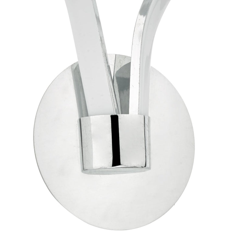 Load image into Gallery viewer, Dar Lighting KIL0750 Killian Wall Light Polished Chrome &amp; Acrylic LED - 35198
