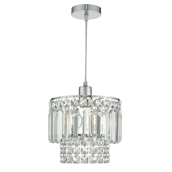 Dar Lighting KYL6550 Kyla Easy Fit Polished Chrome & Assorted Glass - 23805