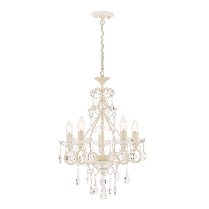Laura Ashley LA3519754-Q Shamley Painted 5 Light Chandelier