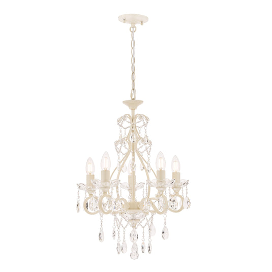 Laura Ashley LA3519754-Q Shamley Painted 5 Light Chandelier