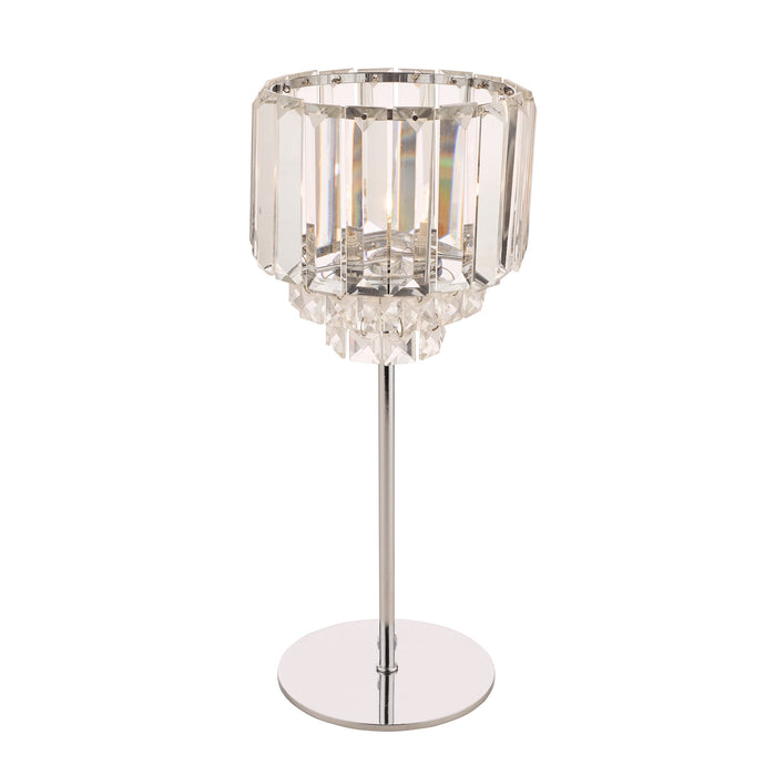 Laura Ashley LA3569659-Q Vienna Crystal & Polished Chrome Table Lamp