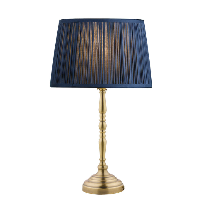 Laura Ashley LA3569671-Q Corey Antique Brass Candlestick Table Lamp Base Only