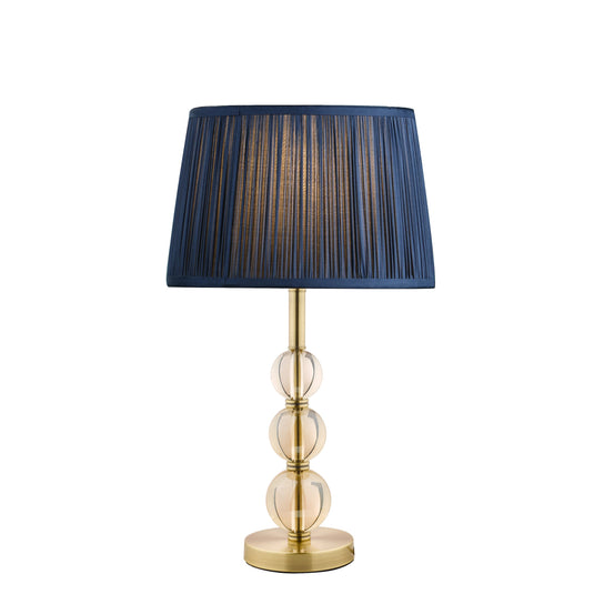Laura Ashley LA3730934-Q Selby Antique Brass & Glass Ball Table Lamp Base Only Large