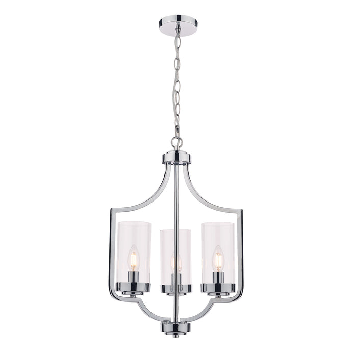 Laura Ashley LA3732582-Q Joseph Polished Chrome 3 Light Chandelier