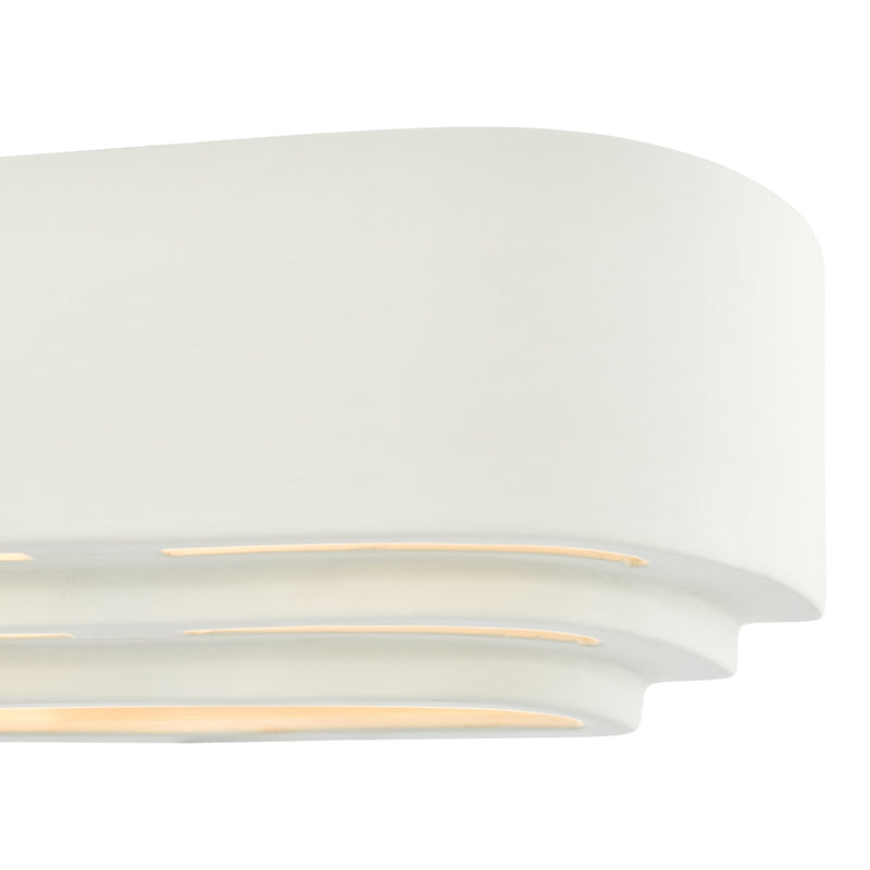 Load image into Gallery viewer, Dar Lighting LAN372 Lando 1 Light Wall Washer White - 36955

