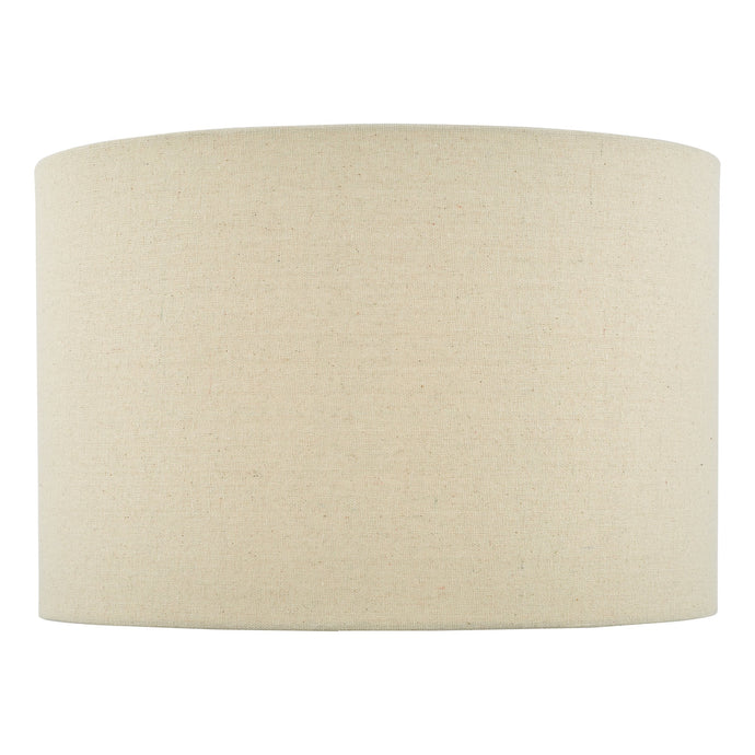 Dar Lighting LAV1429 Lava Natural Linen Drum Shade 35cm - 36956