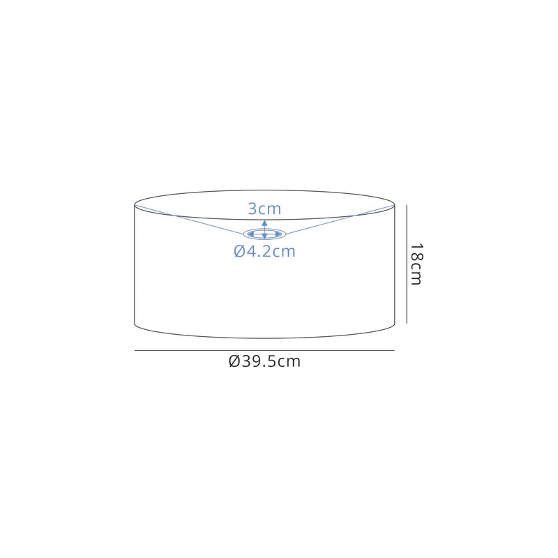 Load image into Gallery viewer, C-Lighting John Round, 395 x 180mm Wood Effect Shade, Grey Oak/White Laminate - 29122
