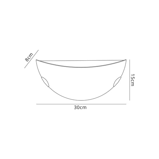 C-Lighting Procyon Wall Lamp, 1 x 12W LED, 3000K, 780lm, Polished Chrome/White, 3yrs Warranty - 29185