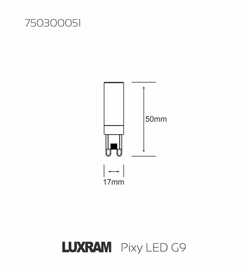 Load image into Gallery viewer, Pixy LED G9 5W 6000K Cool White, 420lm Non-Flickering, Clear Finish, 3yrs Warranty
