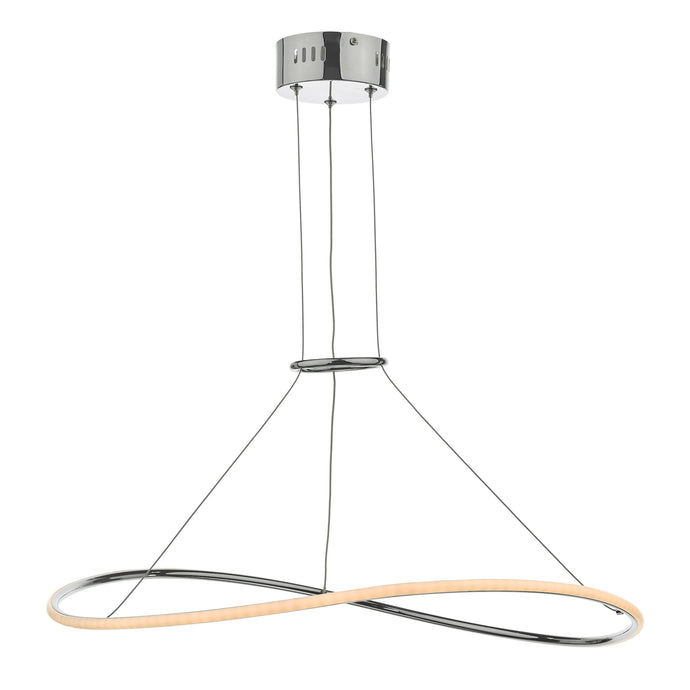 Dar Lighting LIS0150 Lisette Pendant Polished Chrome LED - 35220