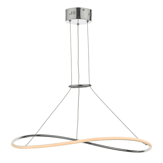Dar Lighting LIS0150 Lisette Pendant Polished Chrome LED - 35220